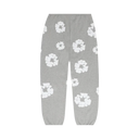 PANTALON DE SURVÊTEMENT EN JEAN DÉCHIRE LE COTON WREATH GRIS
