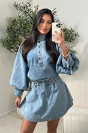 Sukienka Denim Valenne – Jasnoniebieska