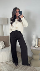Sweter Amara – Kremowy