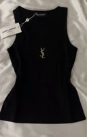 YSL TANKTOP BLACK