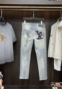 skater logo jeans