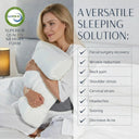 Snuffly® Cooling Ergonomic Memory Foam Contour Pillow, Neck Pain Relief