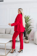 Marynarka Power Chic – Czerwona