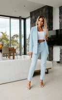 Marynarka Elegant Chic – Błękitna