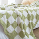Snuffly® Checkered Flannel Fleece Blanket