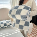 Snuffly® Checkered Flannel Fleece Blanket