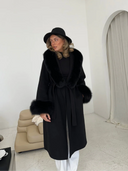 LUNEA LUXE LONG COAT BLACK