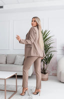 Spodnie Velmora – Taupe Elegance