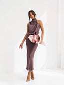 Sukienka Satin Amara – Cherry