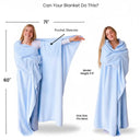 Snuffly® Cozy Flannel Wearable Blanket
Throw