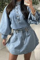 Sukienka Denim Valenne – Jasnoniebieska