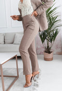 Spodnie Velmora – Taupe Elegance