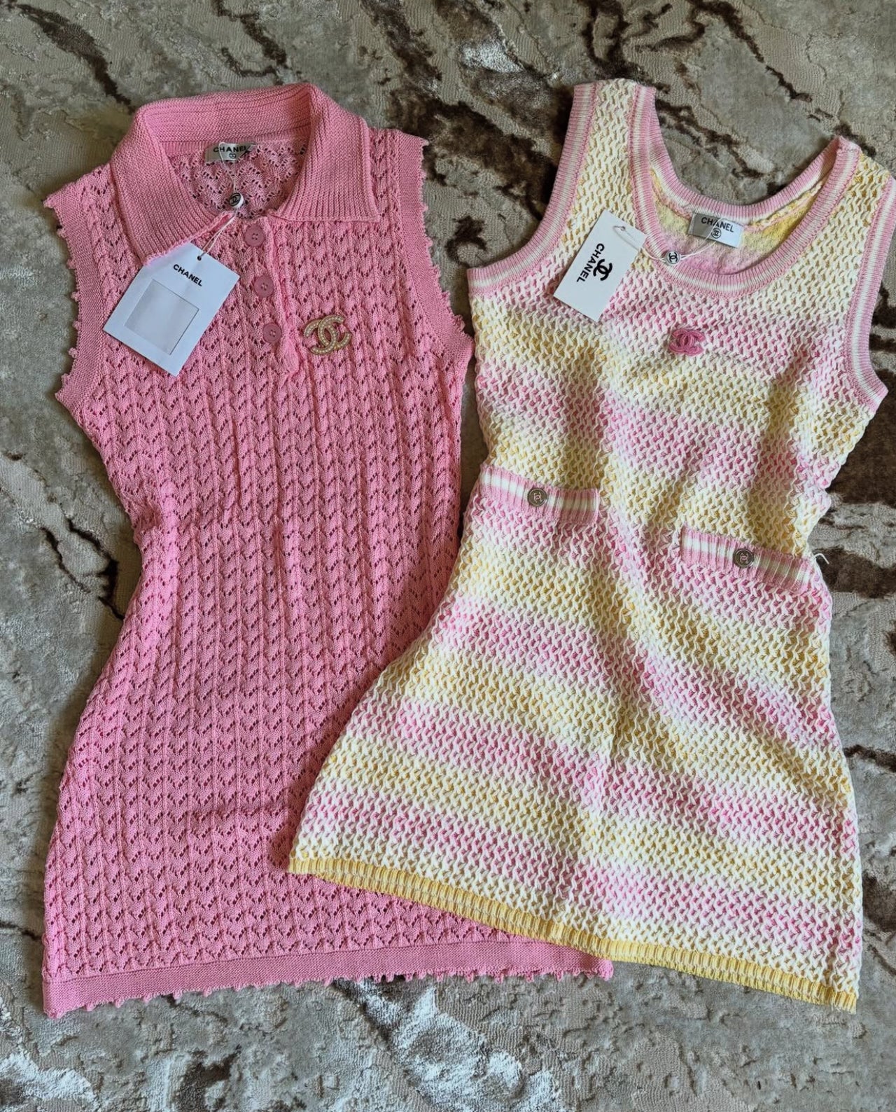 CC pink dress