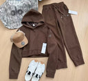 A BROWN TRACKSUIT