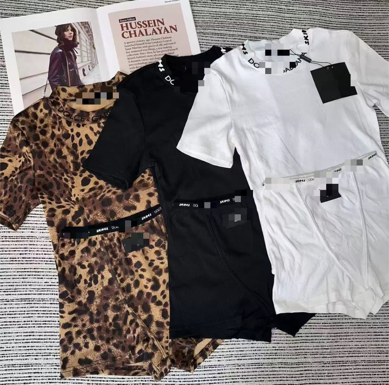 SKIMS SHORTS SET