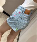 SHORT EN JEAN MONOGRAMME LV