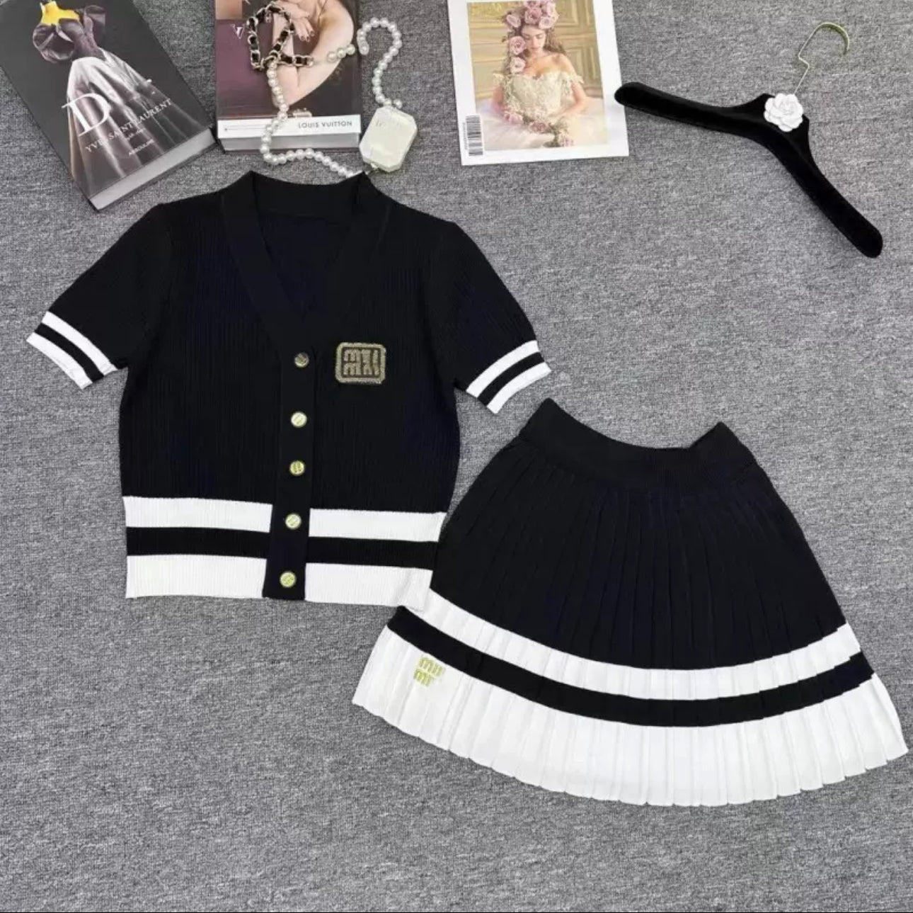 MIU MIU SKIRT SET
