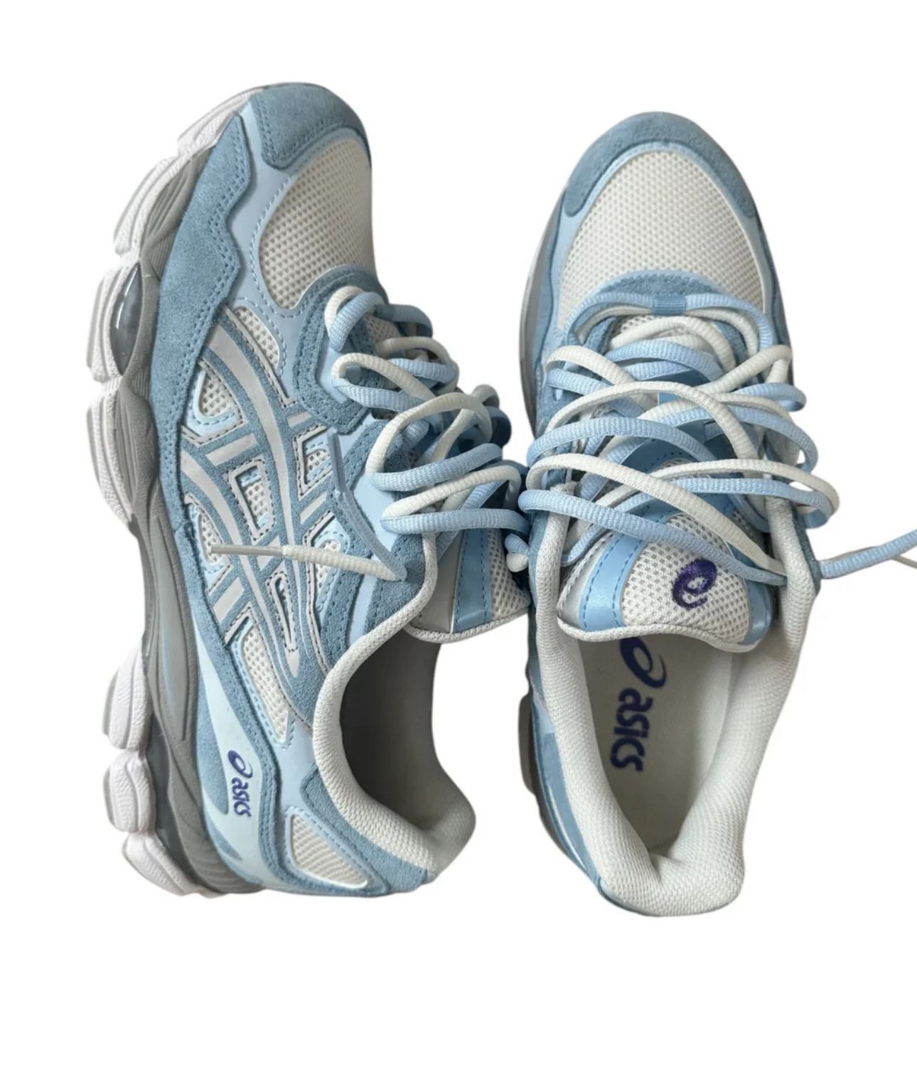 Asics gel nyc light blue
