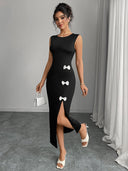 Noirea London | Belle Noir Schleifen-Kleid