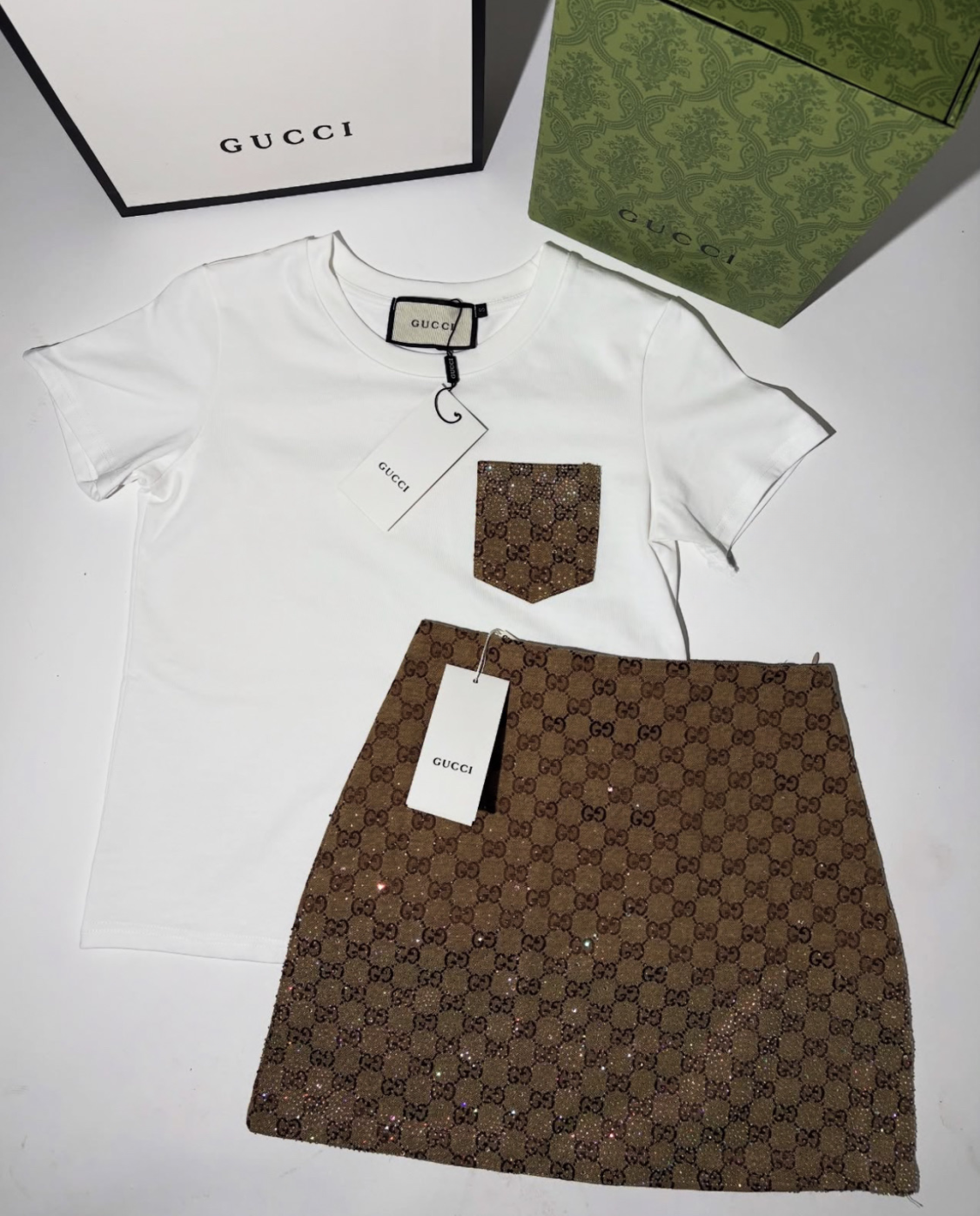 gg skirt set