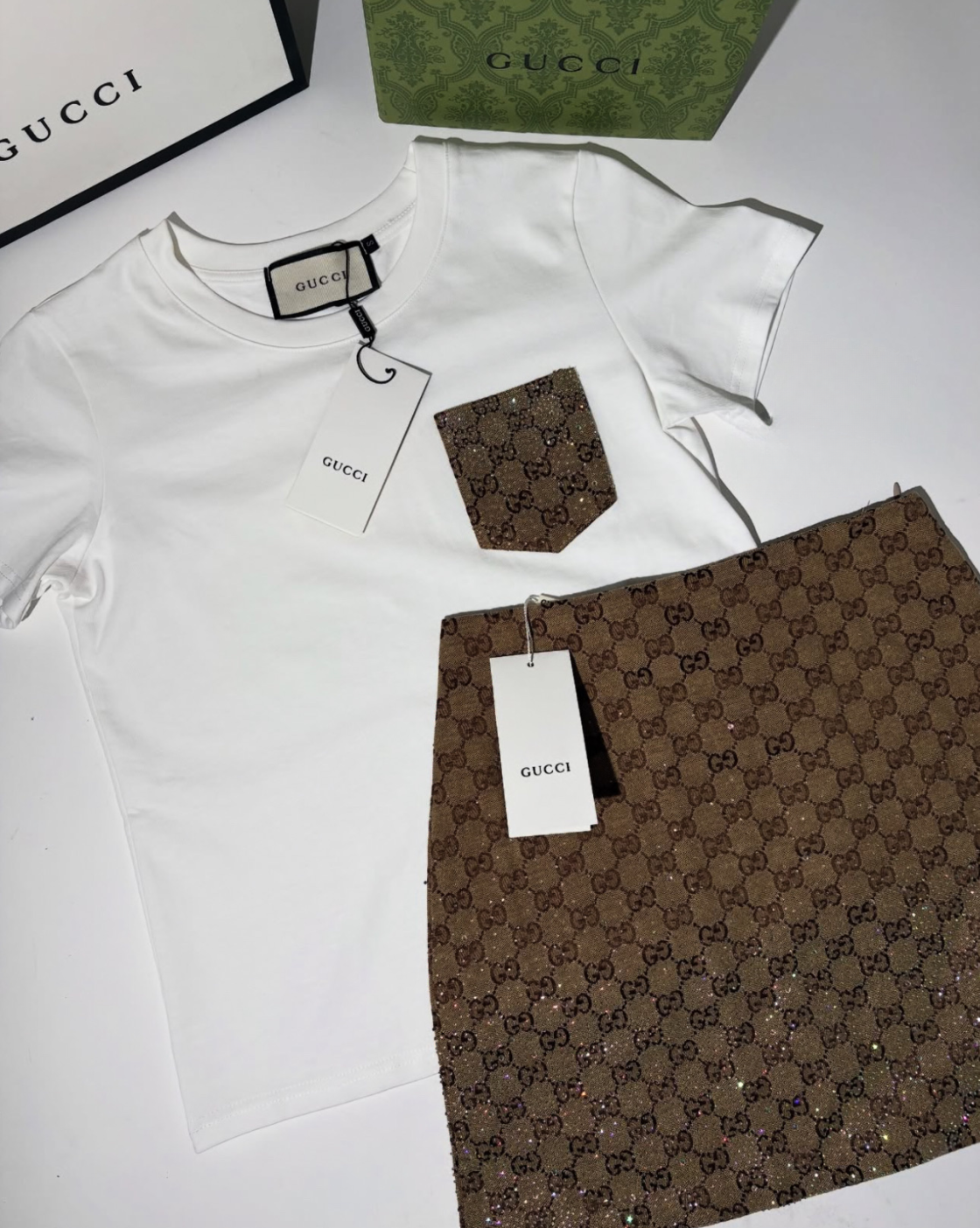 gg skirt set