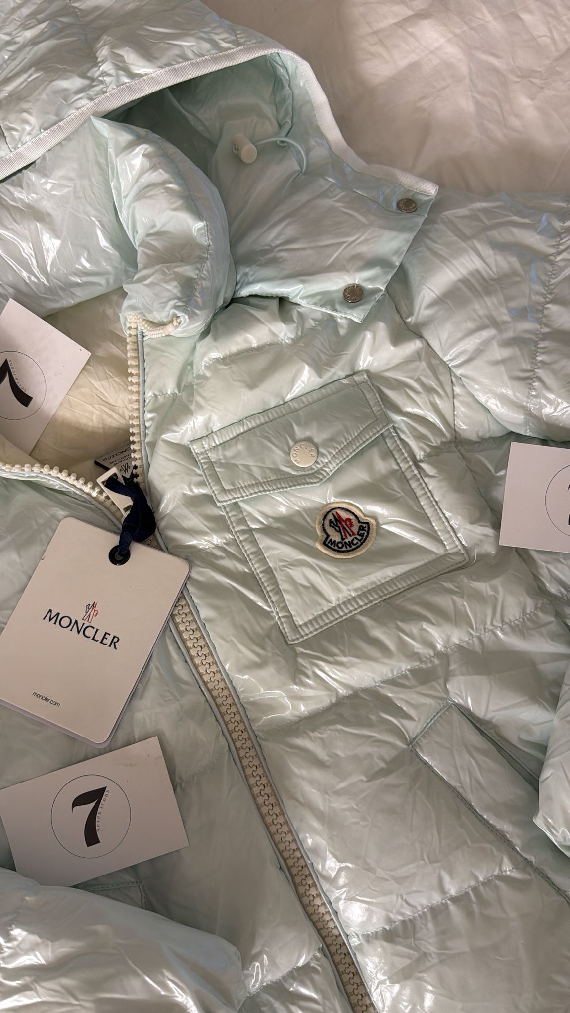 BABYBLAU EIS MONCLER JACKE