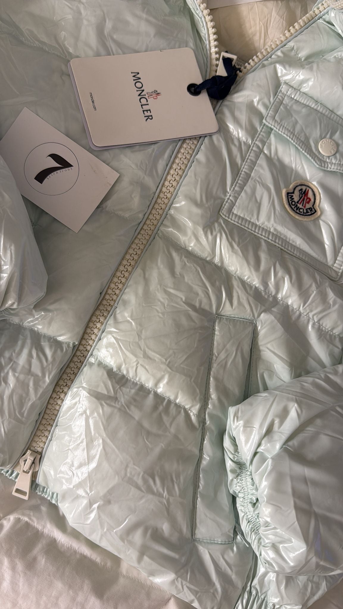 BABYBLAU EIS MONCLER JACKE