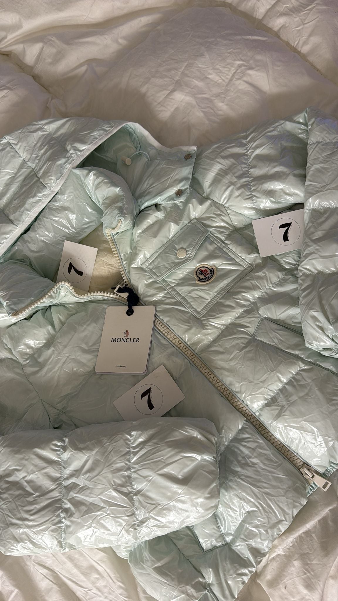 BABYBLAU EIS MONCLER JACKE