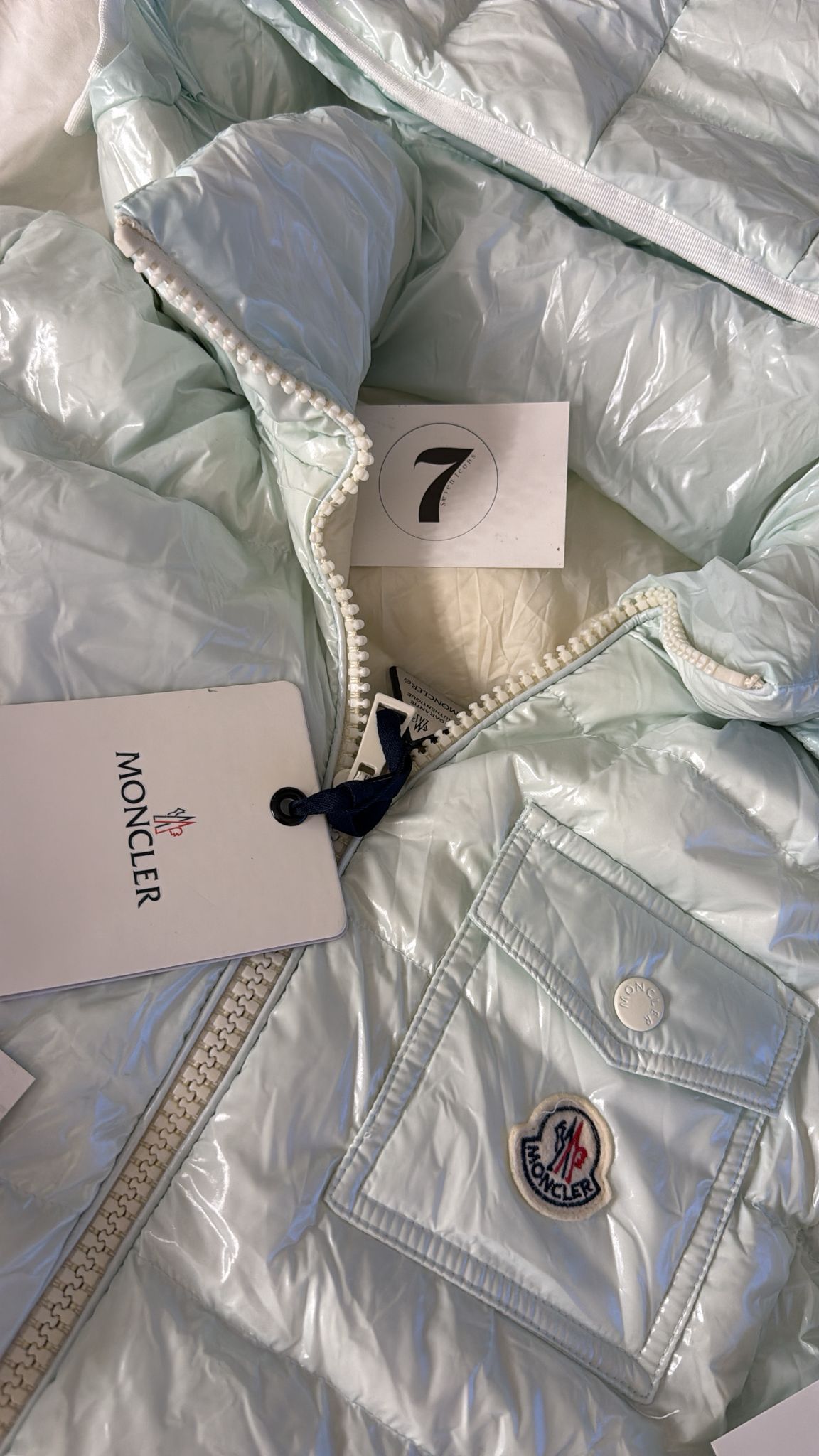 BABYBLAU EIS MONCLER JACKE