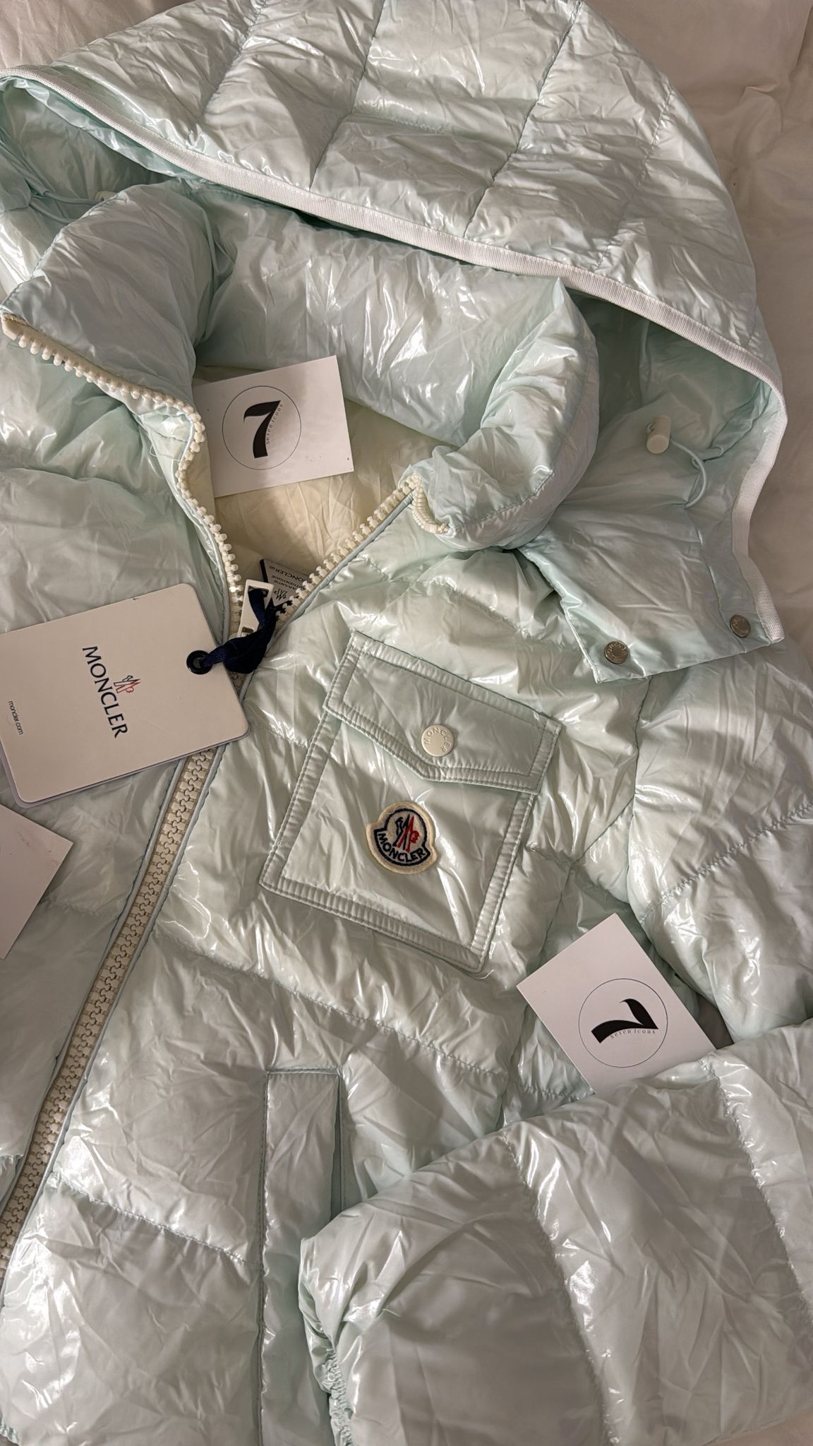 BABYBLAU EIS MONCLER JACKE