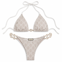 BEIGE CHAIN BIKINI
