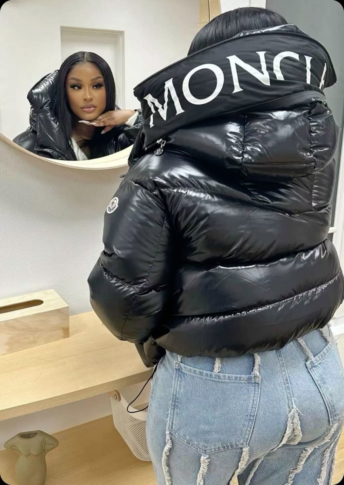 MONCLER LETTER COAT