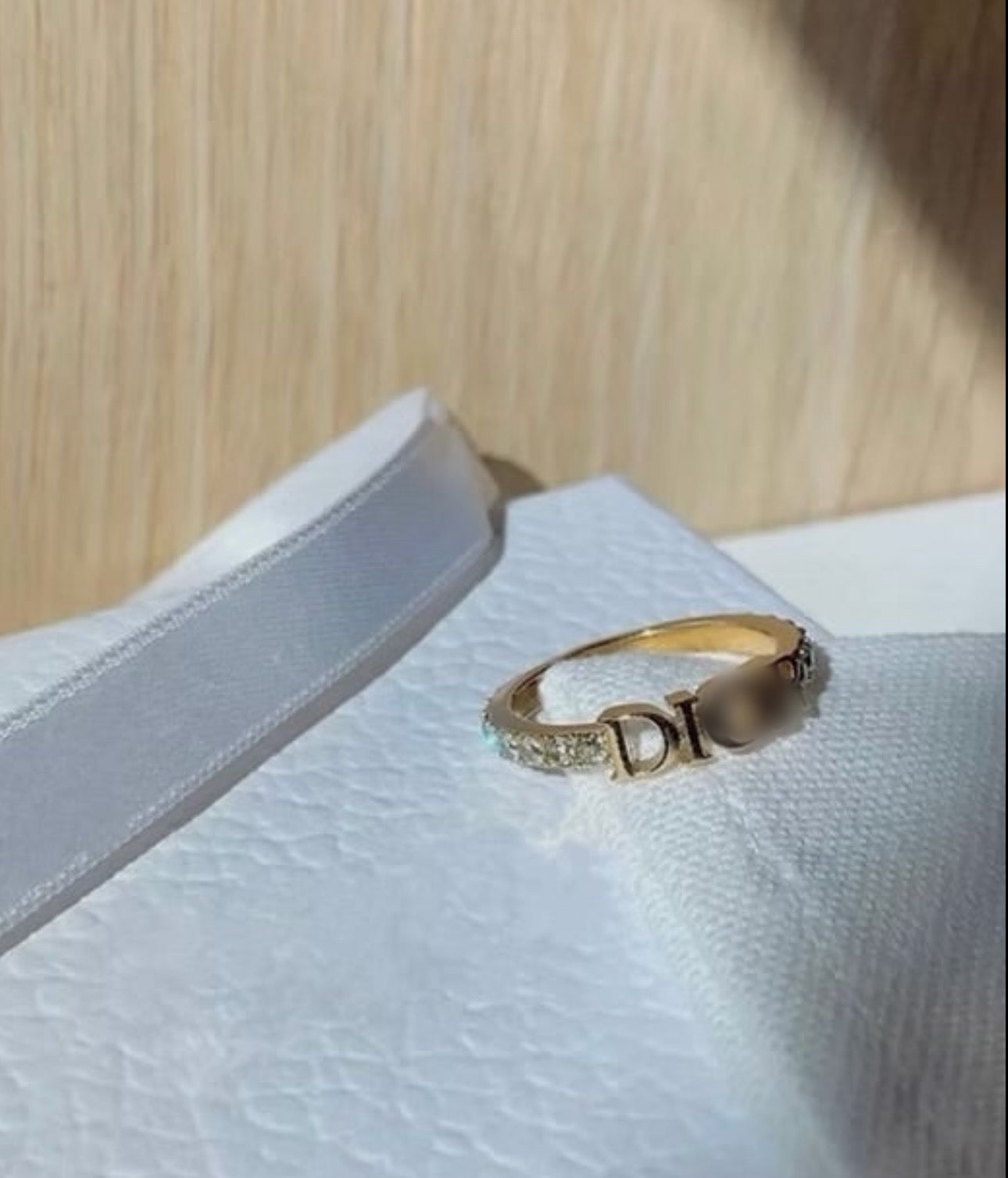 Dior sparkle ring