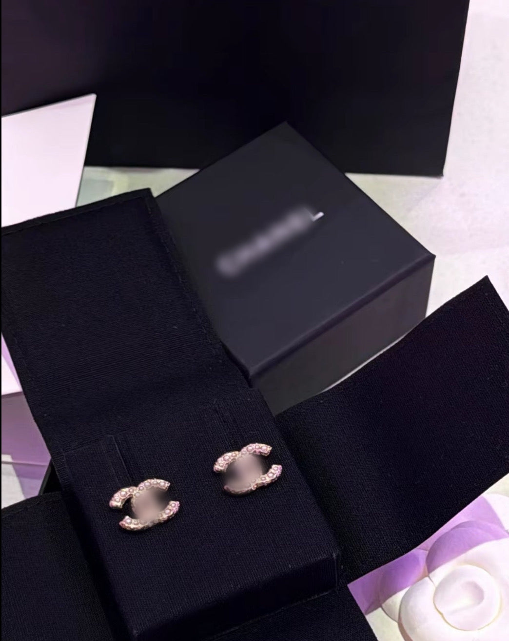 CC earrings