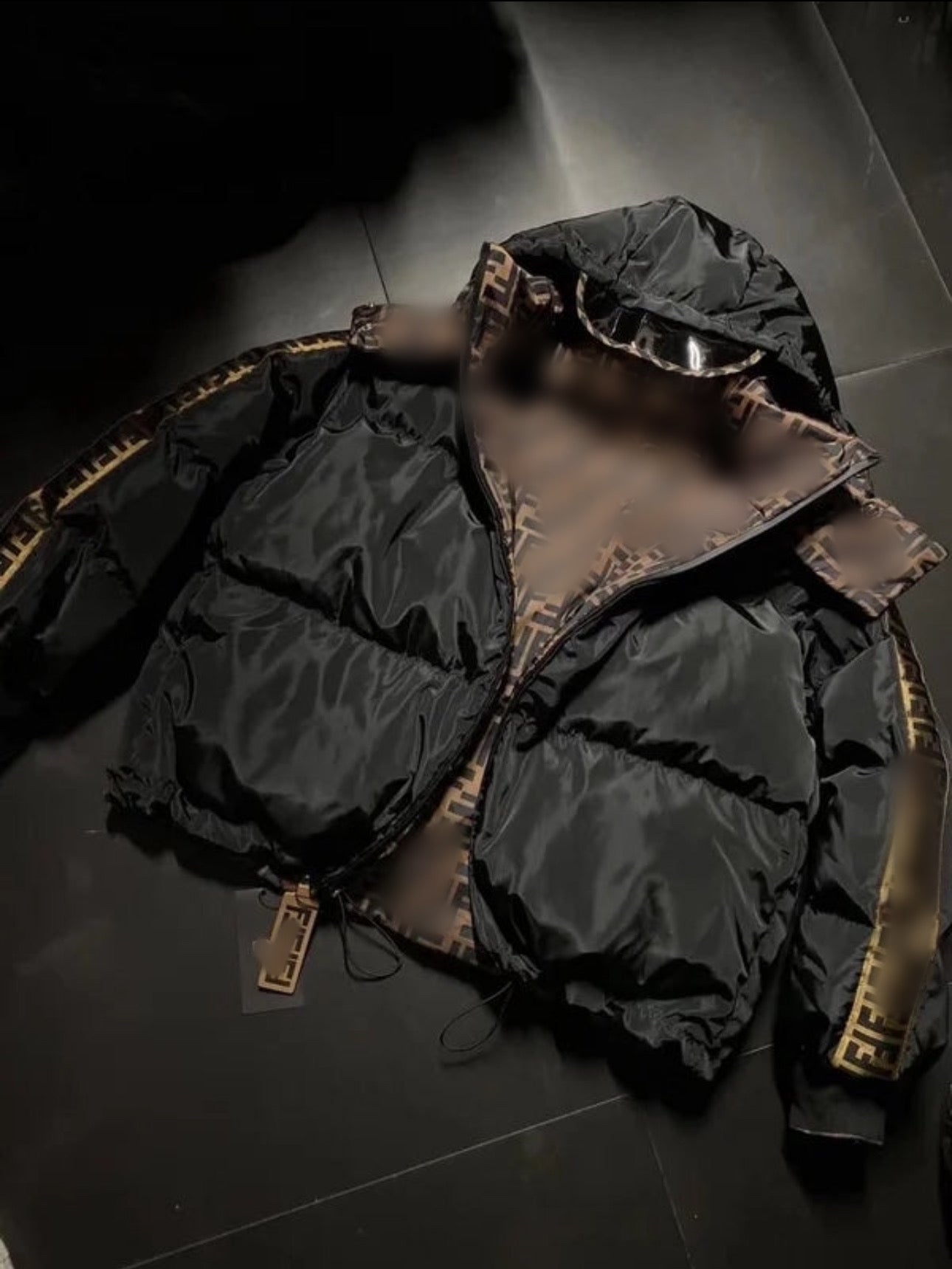 F puffer jacket