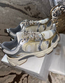 Gold & silver sneakers