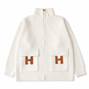 H WHITE KNITTER VEST