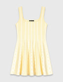 MAJE DRESS BUTTER YELLOW